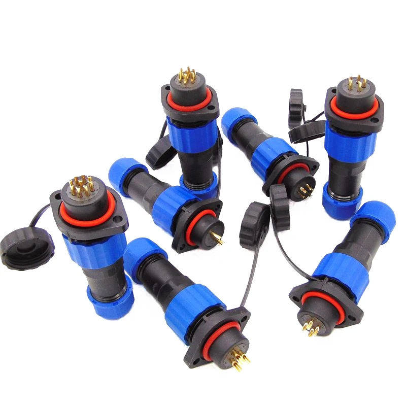 Waterproof connector SP1610 IP68 cable plug & socket Male and Female SP16 2Pin 3Pin 4Pin 5Pin 6Pin 7Pin 9Pin | Обустройство дома