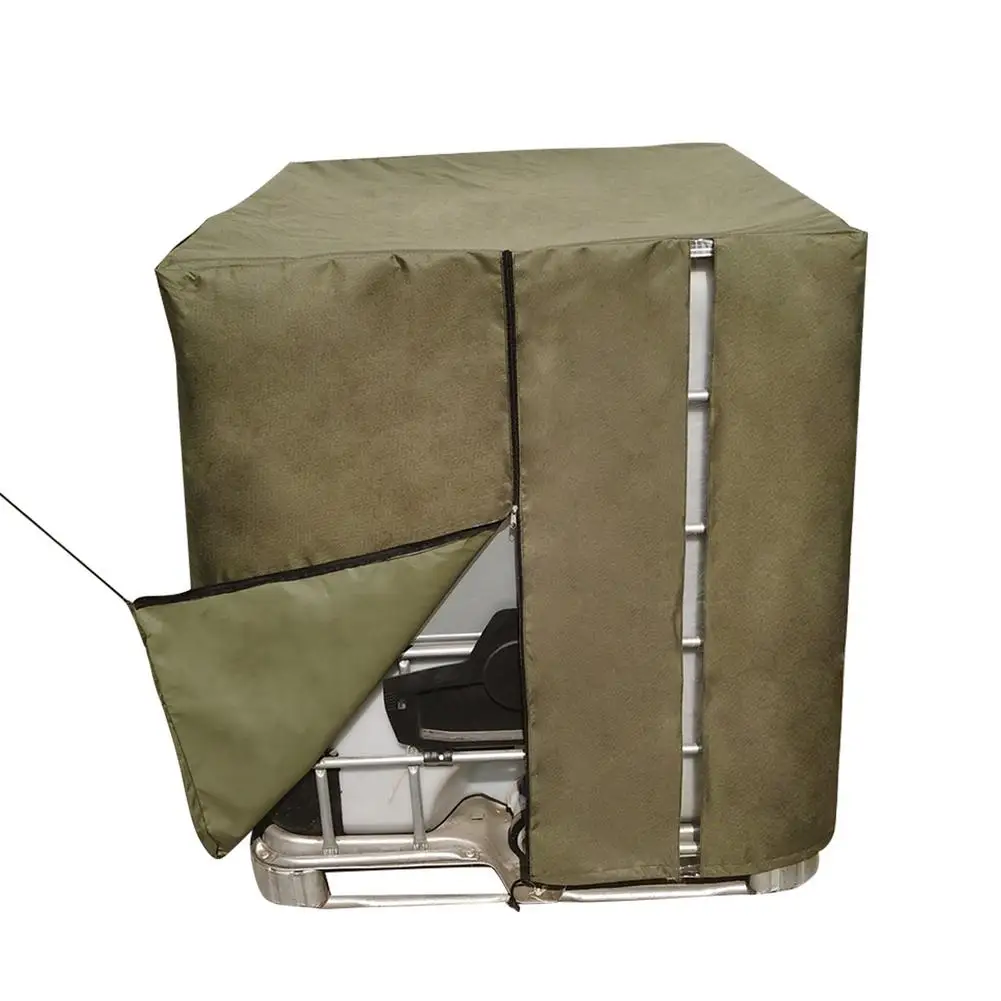 

1000 Liters IBC Container Aluminum Foil Outdoor Waterproof Dustproof Cover Rainwater Tank Oxford Cloth UV Protection Cover