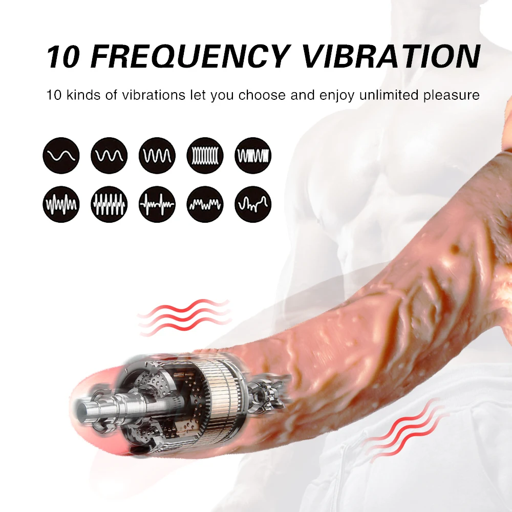 Фаллоимитатор для женщин G Spot Реалистичные вибраторы пениса секс-машина
