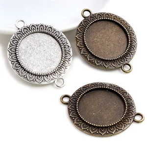 10 шт 20 мм Внутренний размер античный посеребренный Бронзовый Классический стиль кабошон основа подвеска Подвески для изготовления ювелирных изделий