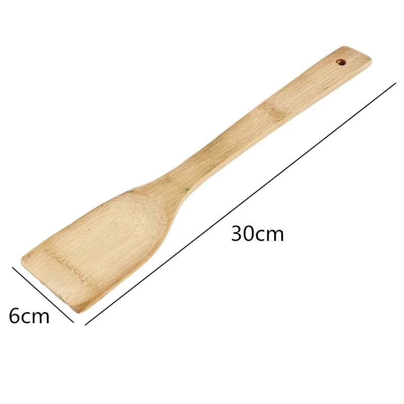 

Bamboo Utensil Kitchen Wooden Cooking Tools Spoon Spatula Household non-stick pan shovel stir-frying shovel