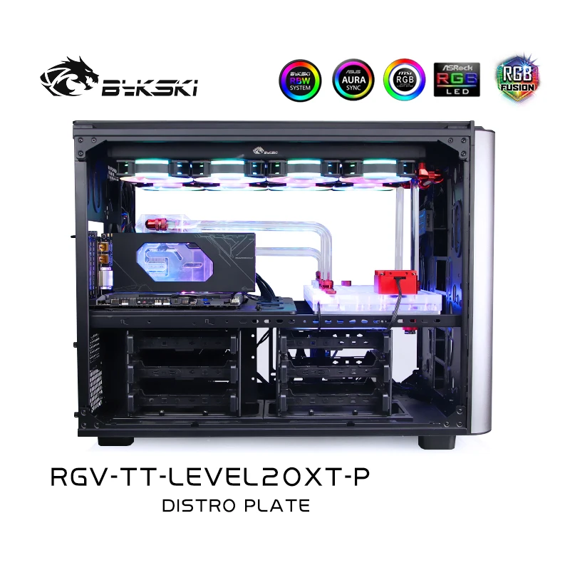 Bykski RGV TT LEVEL20XT P водяные платы для Thermaltake Level20 XT чехол Intel CPU Water Block & Single GPU Building|Кулеры