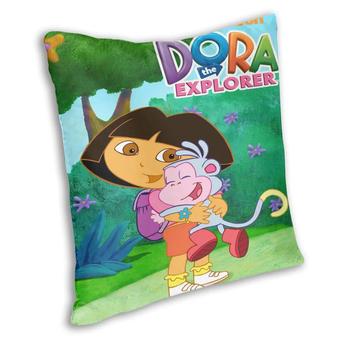 Чехол для подушки с рисунком Дора Explorer 940|Наволочка| |