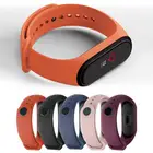 Ремешок силиконовый для Xiaomi Mi Band 3, сменный спортивный браслет из ТПУ для Mi Band 4