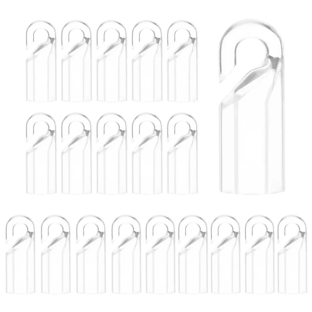 

20Pcs Curtain Hooks Venetian Blind Holders Home Decor Transparent