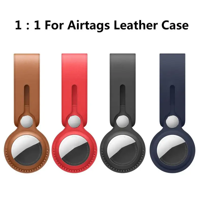 

Кожаный чехол для Apple Airtag, защитный чехол для Брелока Для Airtag Tracker Locator, чехол для защиты от потери для Airtag Protective