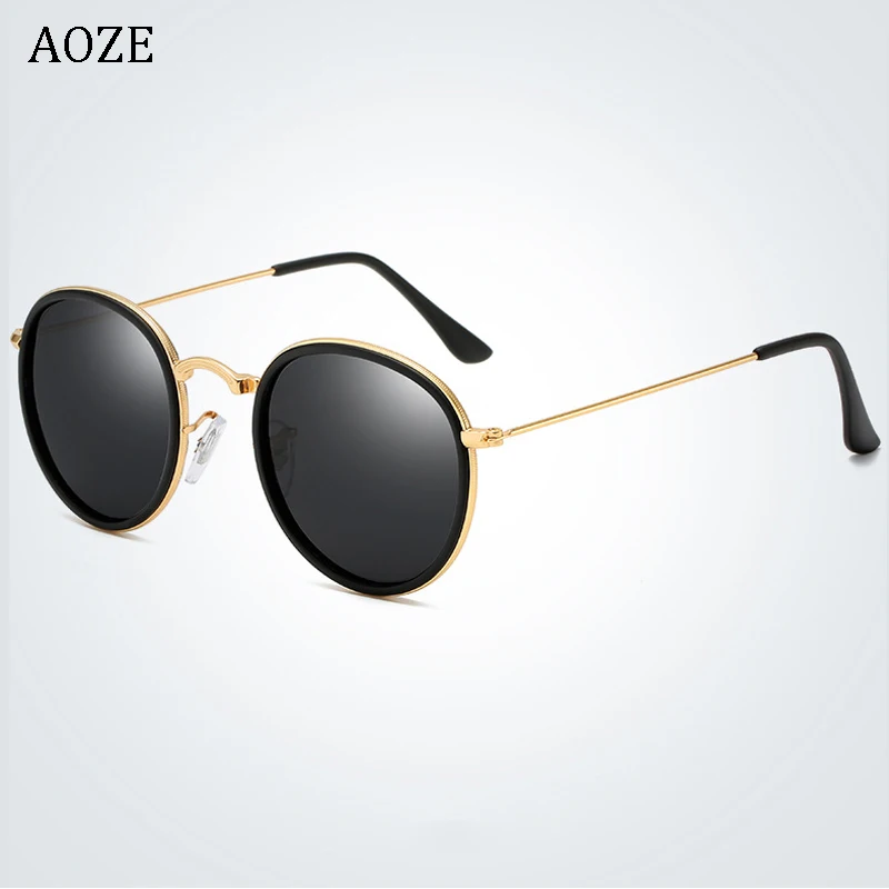 AOZE мужские и женские солнцезащитные очки с поляризационными линзами Винтажные