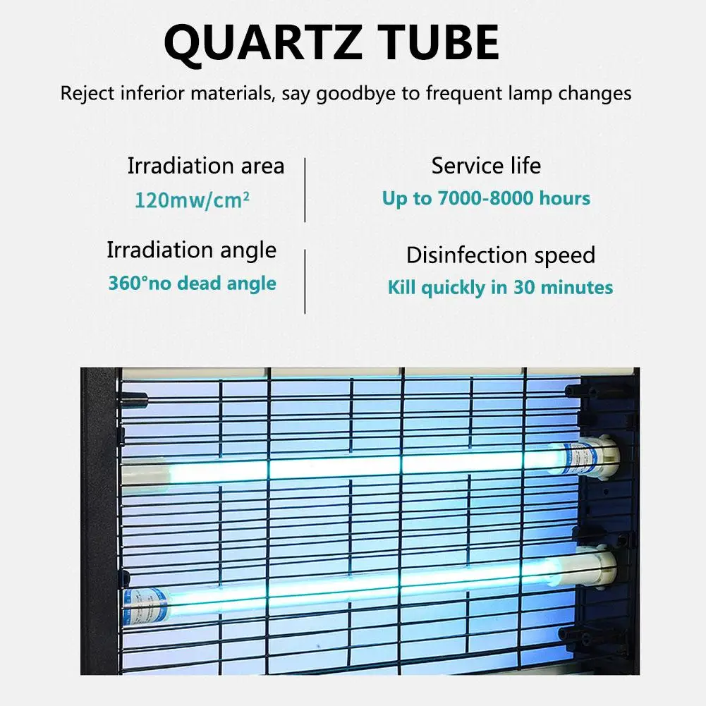 20 Вт UVC кварцевый стерилизатор озона настенный подвесной дезинфекционный