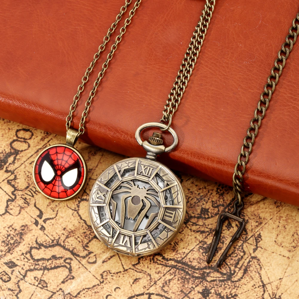 Exquisite Watch Gift Quartz Pocket Watch Necklace Pendant Gift Set High Grade Gifts Sets for Friend Family