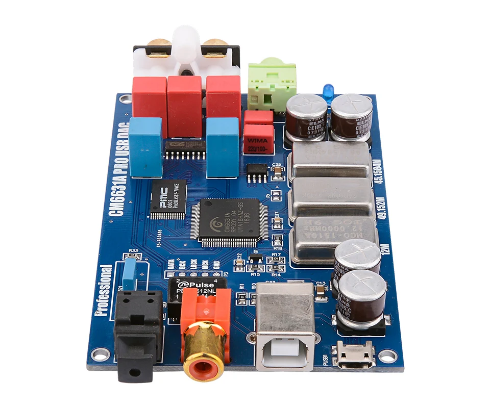 AIYIMA CM6631A цифровой интерфейс 32/24Bit 192K звуковая карта ЦАП USB к I2S/SPDIF коаксиальный Выход ES9023 независимое декодирование