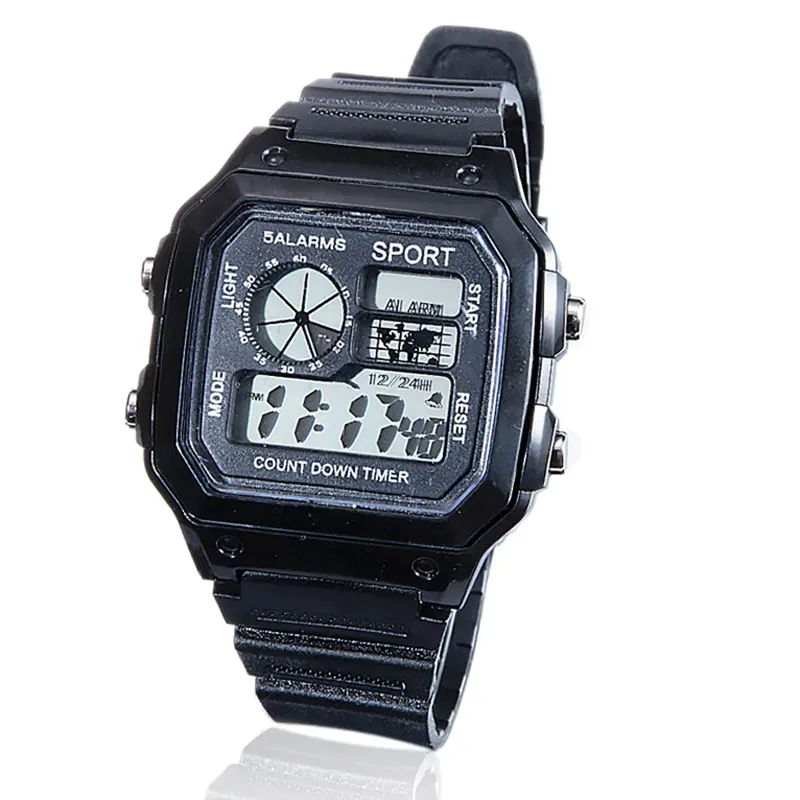 

ChildrenS Watches The Small Squares Electronic Movement Square LED Kids Watches