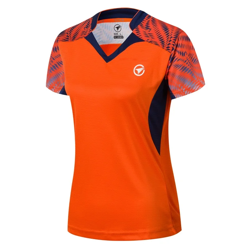 Новые рубашки для бадминтона с коротким рукавом мужчин и женщин настольного