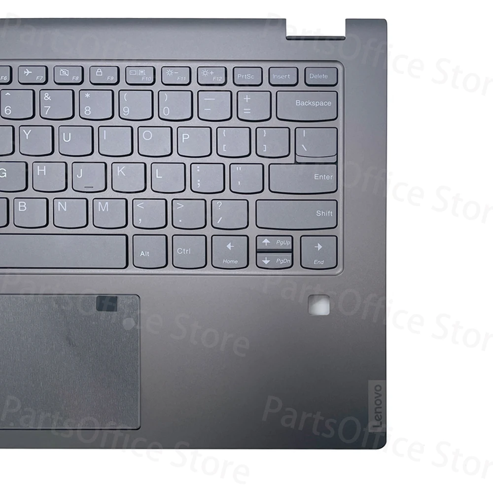 

New Palmrest Cover Keyboard w/ TouchPad Backlit For Lenovo FLEX-14IWL 5CB0U42015