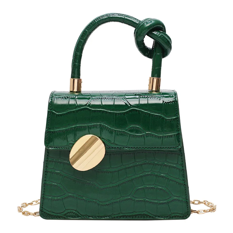 

Pattern Quality Stone Leather Crossbody Bags For Women Designer Small Handbags Chain Shoulder Simple Bag Mini Purses Hand Bag