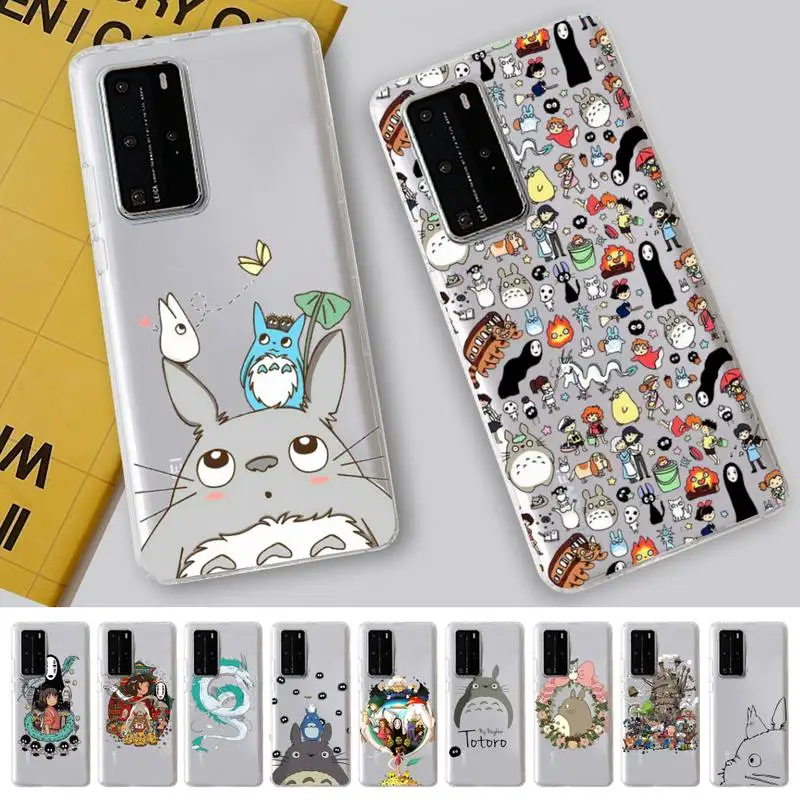 

Japan Anime Totoro Phone Case For Huawei P20 30 pro lite Psmart 2019 Y5 6 7 Honor 8 10 i lite Mate 20lite
