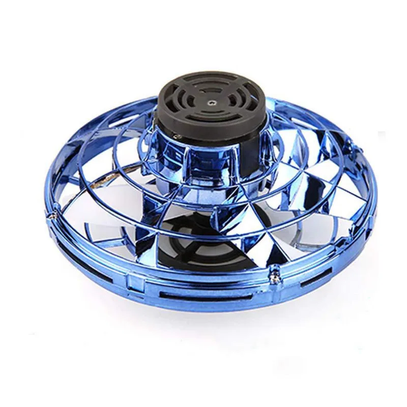 Flynova Радиоуправляемый мини Дрон НЛО квадрокоптер Fingertip Upgrade Flight Gyro Flyin Spinner