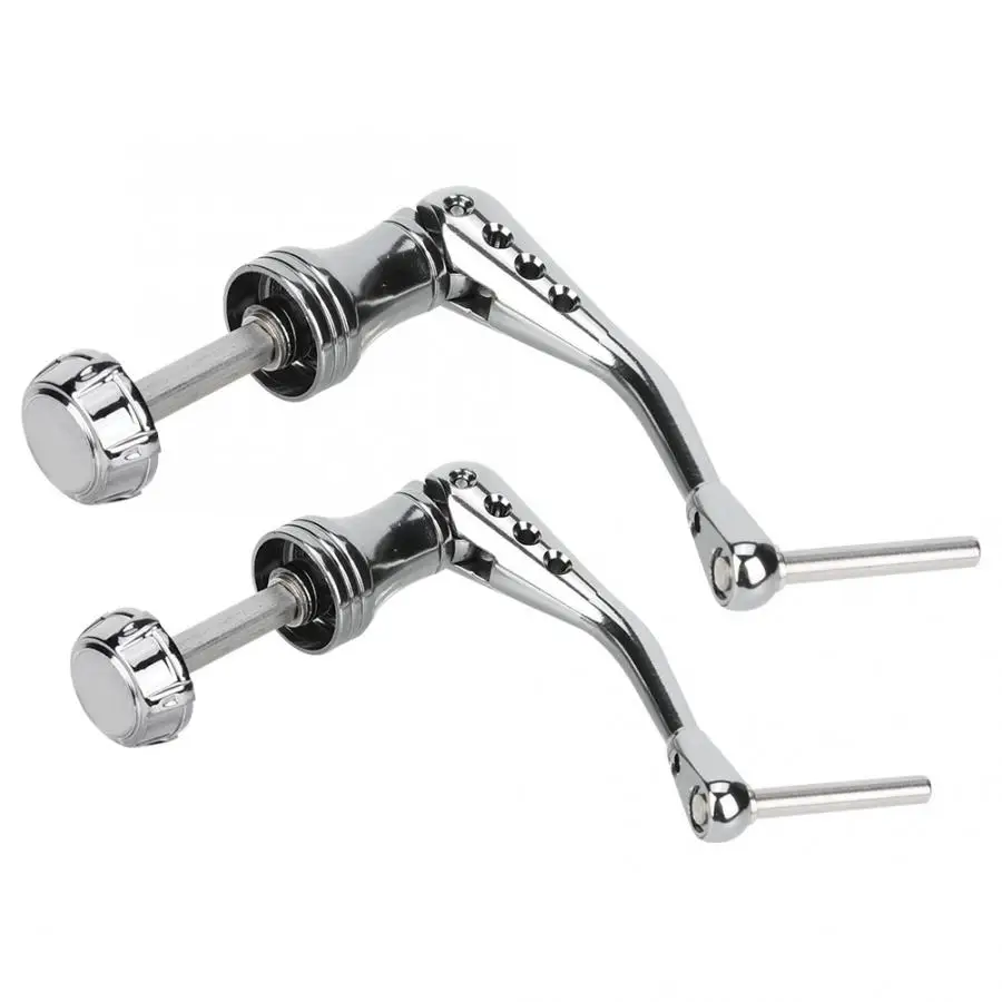 Металлический Спиннинг рыболовная Катушка Ручка раскладная качающаяся рука CNC