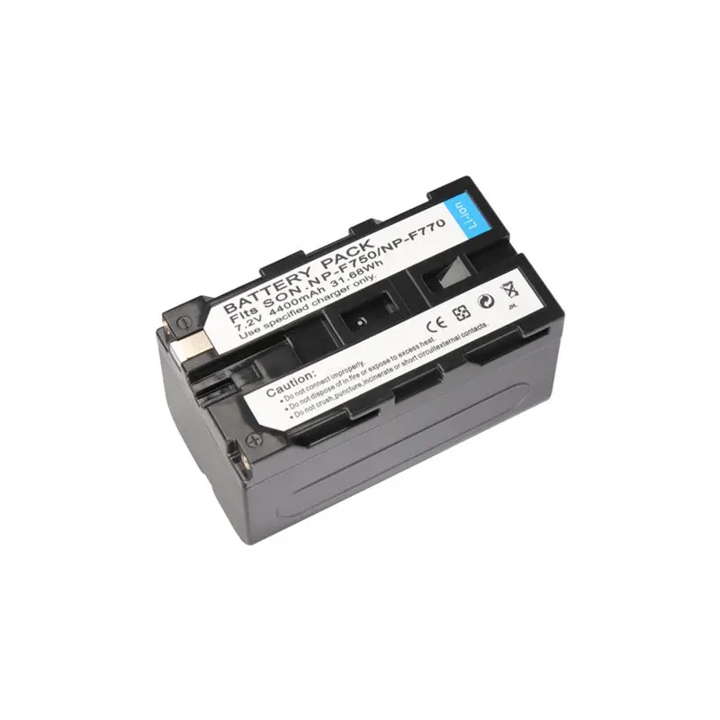 Для sony NP-F750/770 полная декодирование 7 2 V 4400mAh батарея + ЖК-дисплей USB одиночный заряд