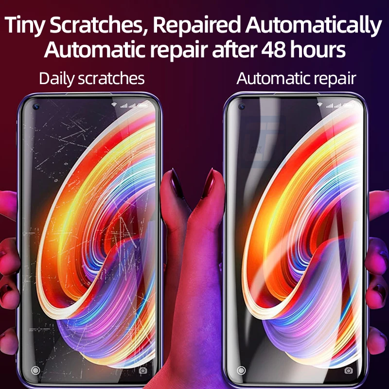 3Pcs Hydrogel Film Screen Protector for Realme 8 7 6 X7 X50 X2 Q3 Pro Protective Film for OPPO Find X5 X3 X2 Neo Lite Not Glass