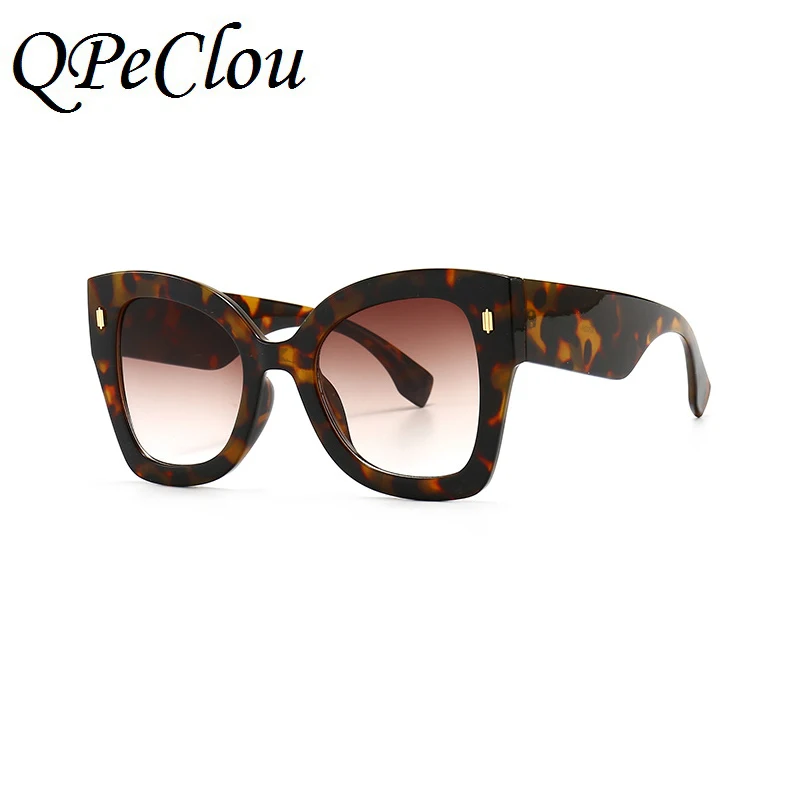 

2021 Fashion Oversized Square Sunglasses Women Brand Designer Vintage Big Frame Sun Glasses Female Show Shades Oculos Feminino