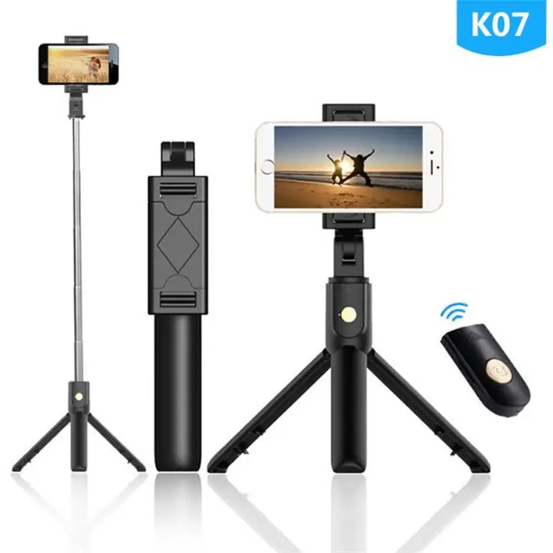 Оригинальная селфи-палка K07 bluetooth-штатив Mi ni портативная складная монотрипод 3 в 1