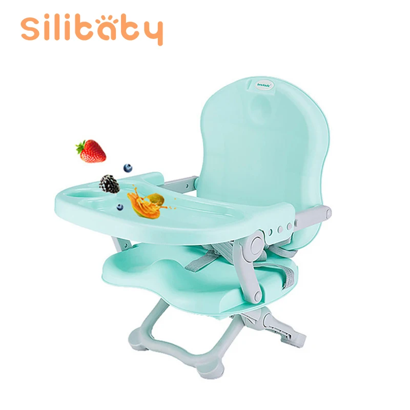 Silibaby Baby Dining Chair Children Dining Table Eat Seat Multifunctional Foldable Portable Dining Table Chair Baby Learn Chair