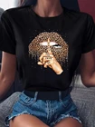 Футболка с черепом в стиле Харадзюку, новинка 2021, летняя футболка с коротким рукавом, женская Свободная модель, женская одежда, универсальный топ, Y2g