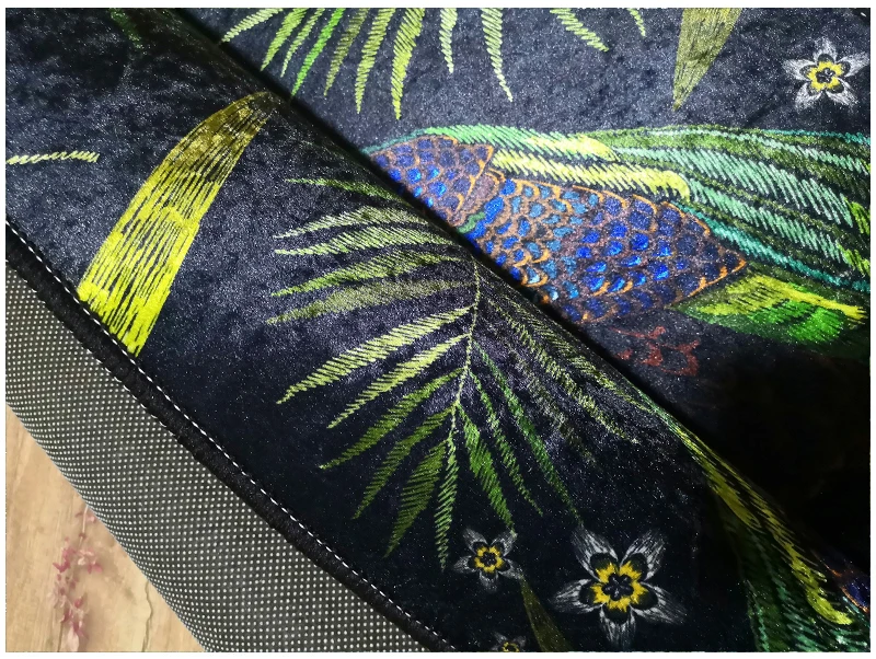 Милый ковер с перьями художественный винтажный принт ковры для гостиной спальни