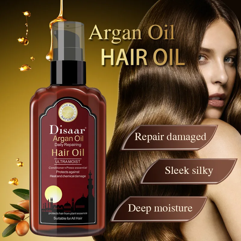 

Leave-on hair care oil Argan Keratin Hair Oils Nourish repair dry strong hair care for frizz Fragile split ends improve frizzy