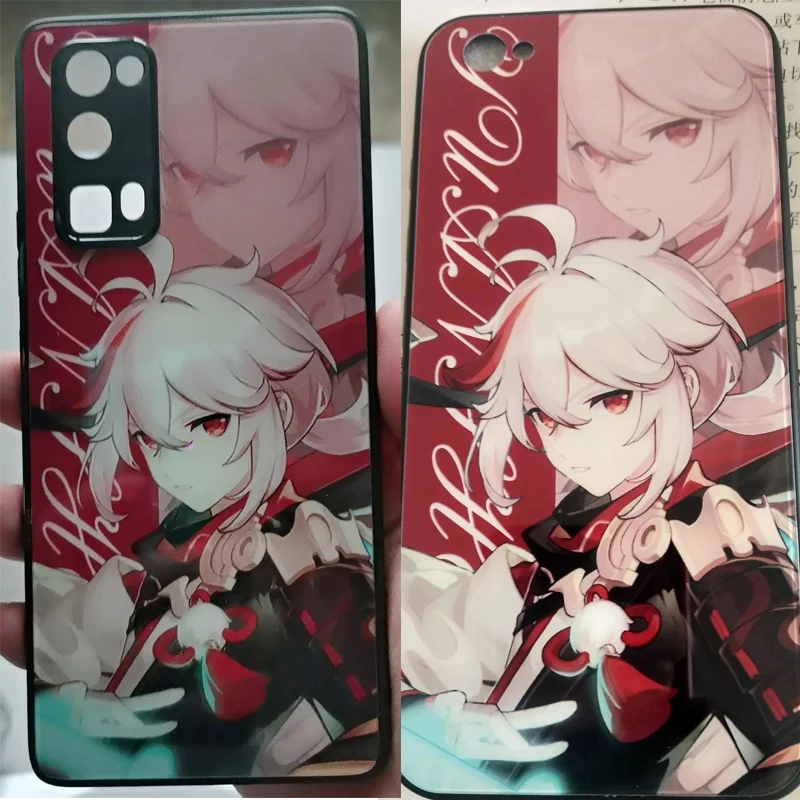 Genshin Impact Anime Zhongli Frosted Case For Xiaomi Redmi Note 9T 9S 9 8 K40 Pro 8T 8A 9A 9C 7 7A 6 6A Black Shell Cover Coque |