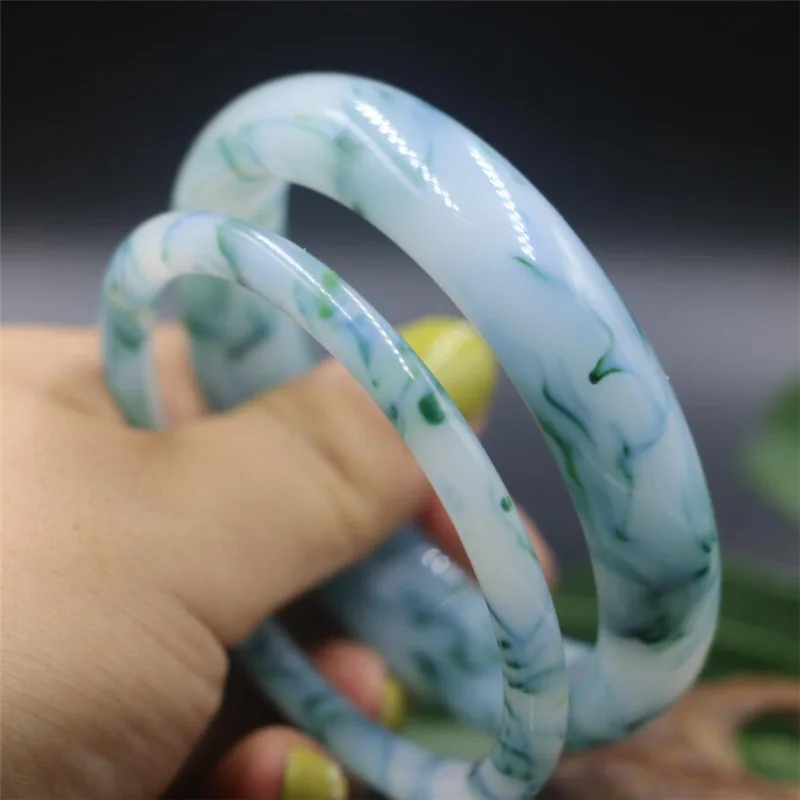 Natural Jade Bangle Women's Bracelet Charm Jewellery Fashion Accessories Women Men Gifts 54mm-64mm | Украшения и аксессуары