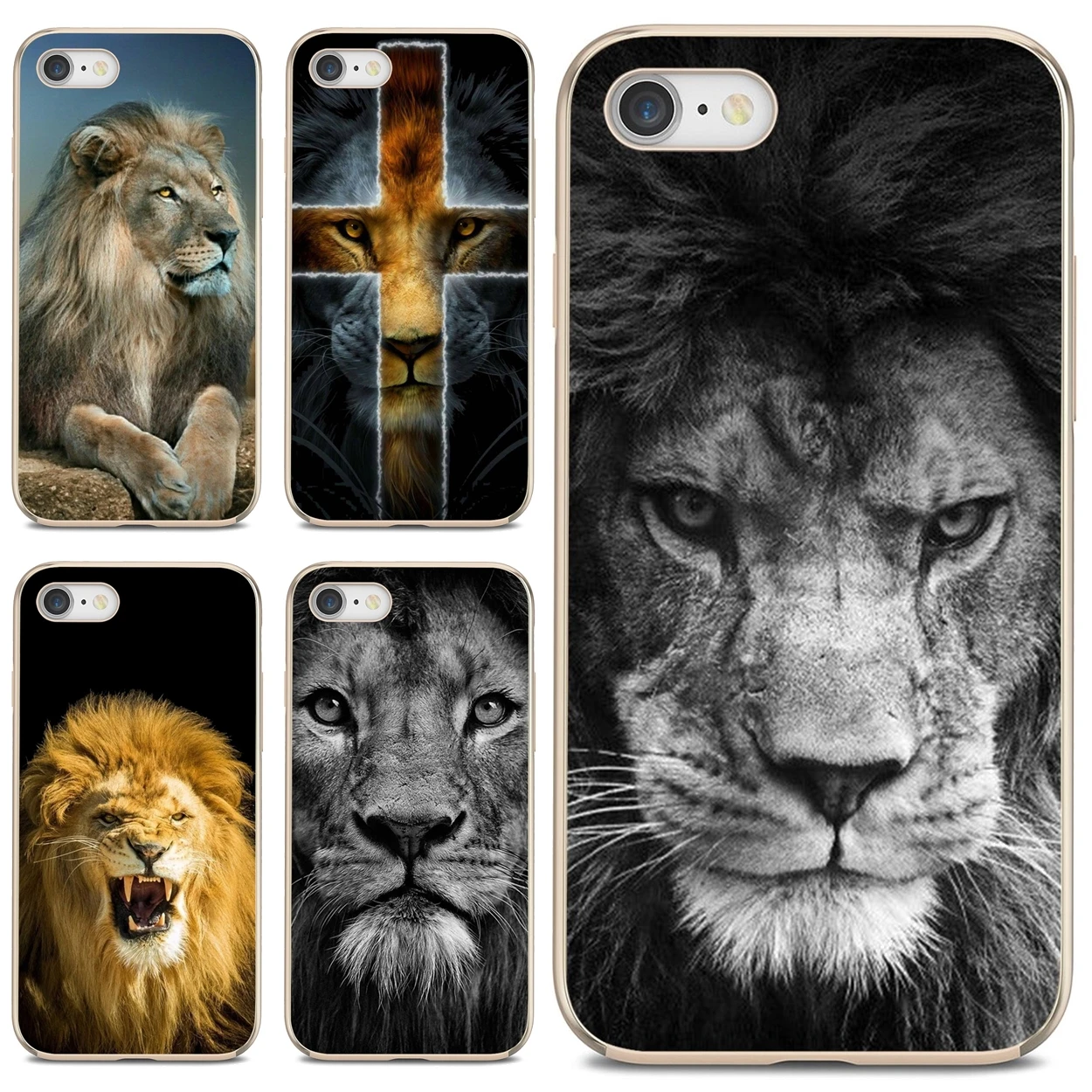 

For iPod iPhone 10 11 12 Pro Mini 4S 5S SE 5C 6 6S 7 8 X XR XS Plus Max 2020 Silicone Bag Case Lion Alpha Male Cub
