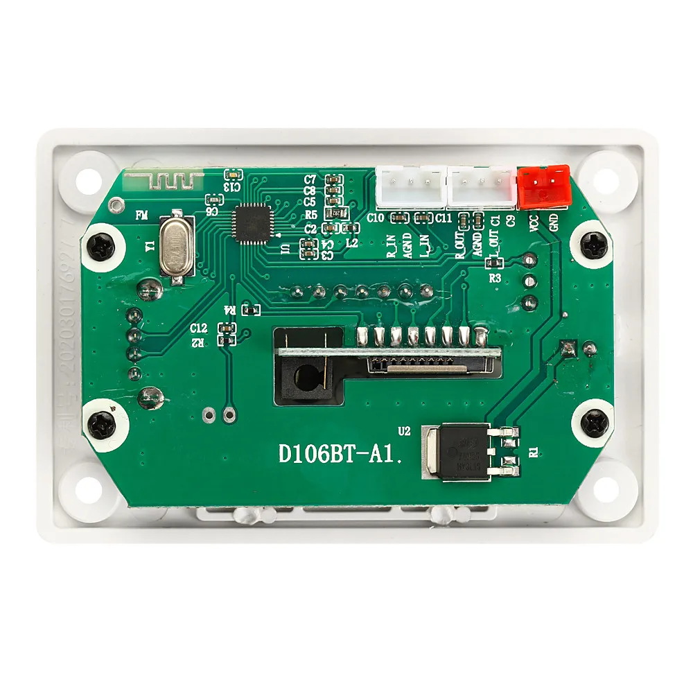 5V 12V Bluetooth 5.0 MP3 Decoding Board Module Wireless Car USB Player TF Card Slot FM with Microphone Handsfree control | Электроника