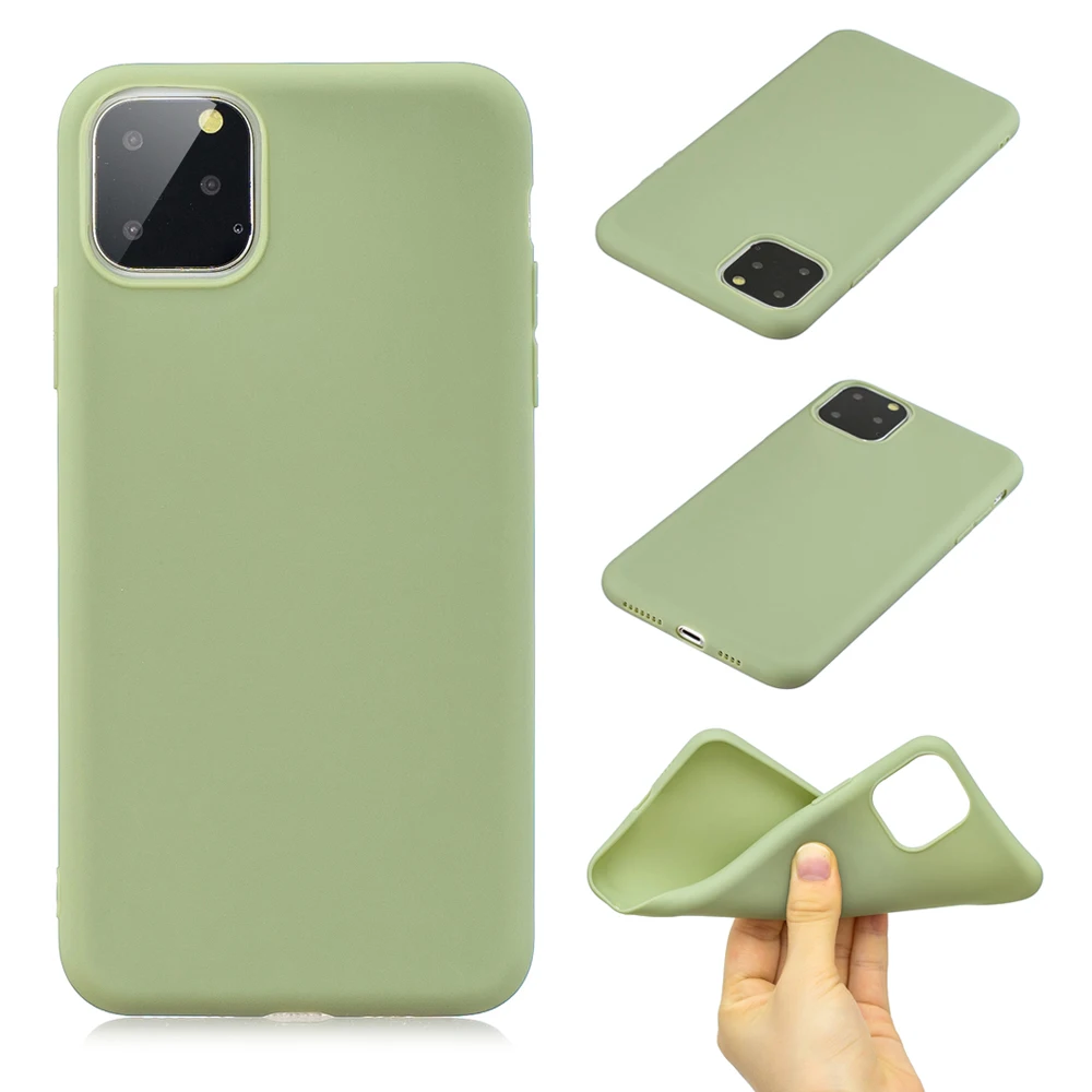 Мягкий силиконовый чехол ярких цветов для iPhone 11 Pro Max TPU phone case 5 8 6 1 дюйма 6s 7 Plus Xs Xr X