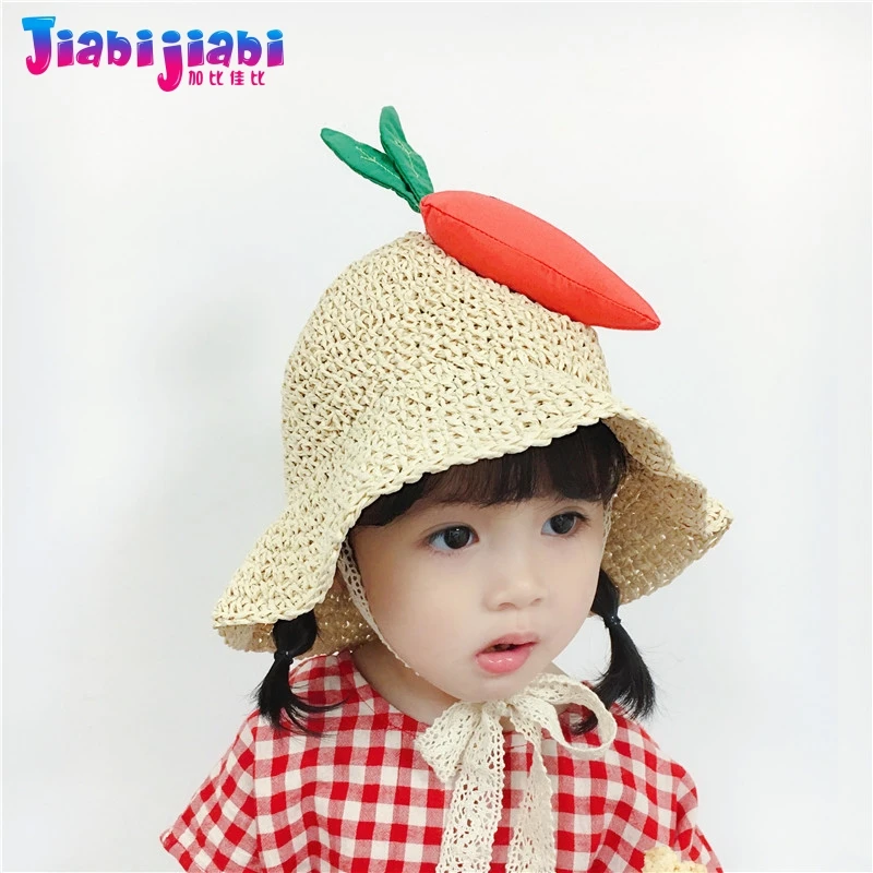 Панама для малышей летняя маленьких детей Солнцезащитная шляпа девочек рыбацкая