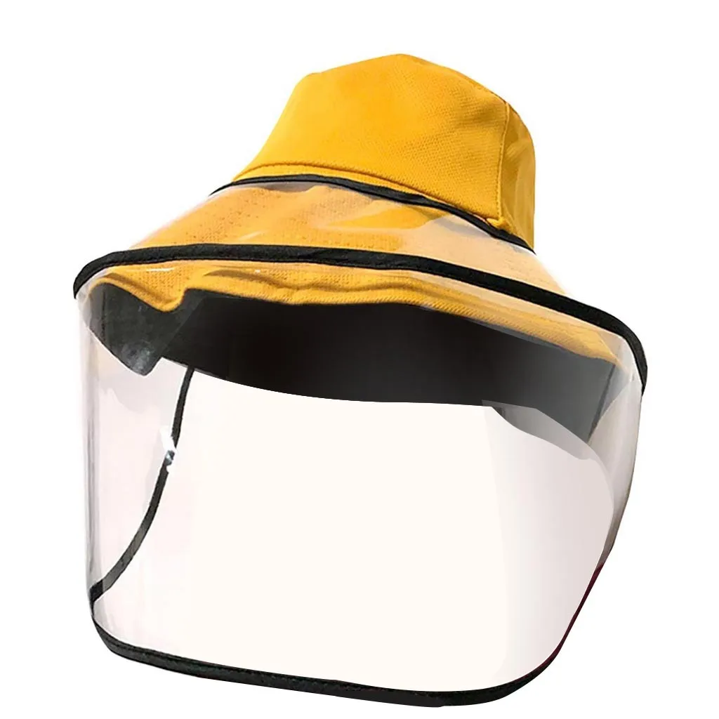 

Removable Protective Cap Anti-fog hat Anti-ultraviolet isolation Mask Sun Hat Reusable Non-disposable Hat Metro Bus Office