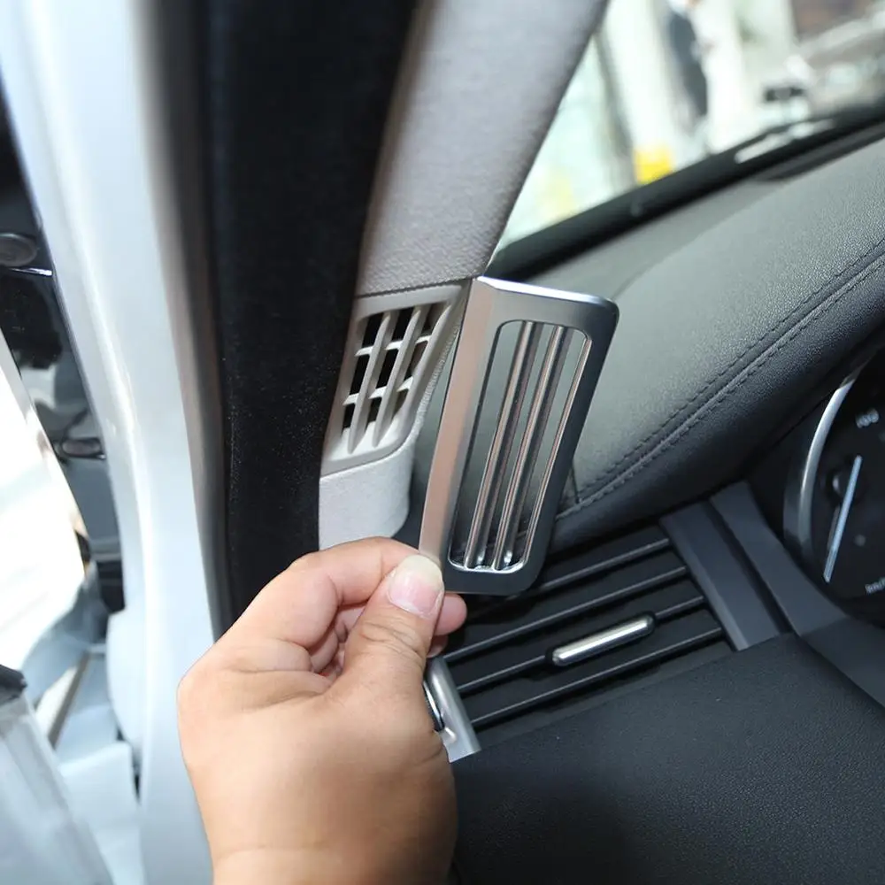 

Chrome ABS Plastic Air Conditioning Vent Cover Frame Trim for Land Rover Range Rover Aurora A Pillar 2008-20 Models Accessories
