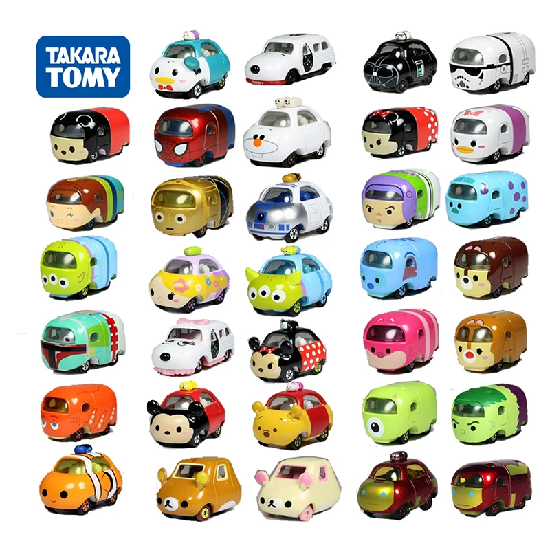 

Takara Tomy Cars Disney Mickey Minnie Winnie the Pooh Iron Man Model Car Desk Decoration Home Mid-range Decoration Toys