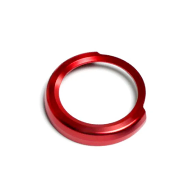 

Red Button Cover Trim Start Keyless Knob Switch Auto Car Console Engine
