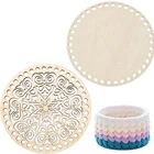 Корзина из натурального дерева для рукоделия, 2 шт., 14 см