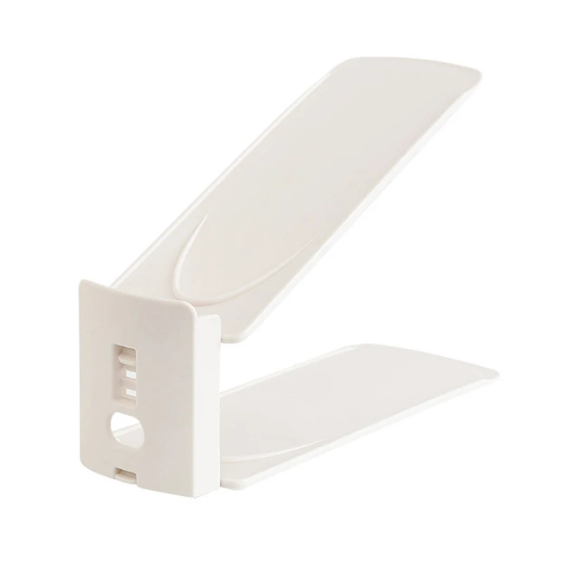 Регулируемый органайзер для обуви пластиковые стеллажи современный двойной