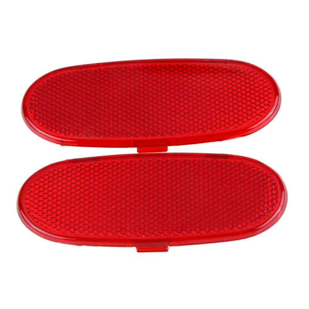 

2pcs Door Panel Reflector Cover ABS For 02-08 Dodge Ram 1500 Front Parts