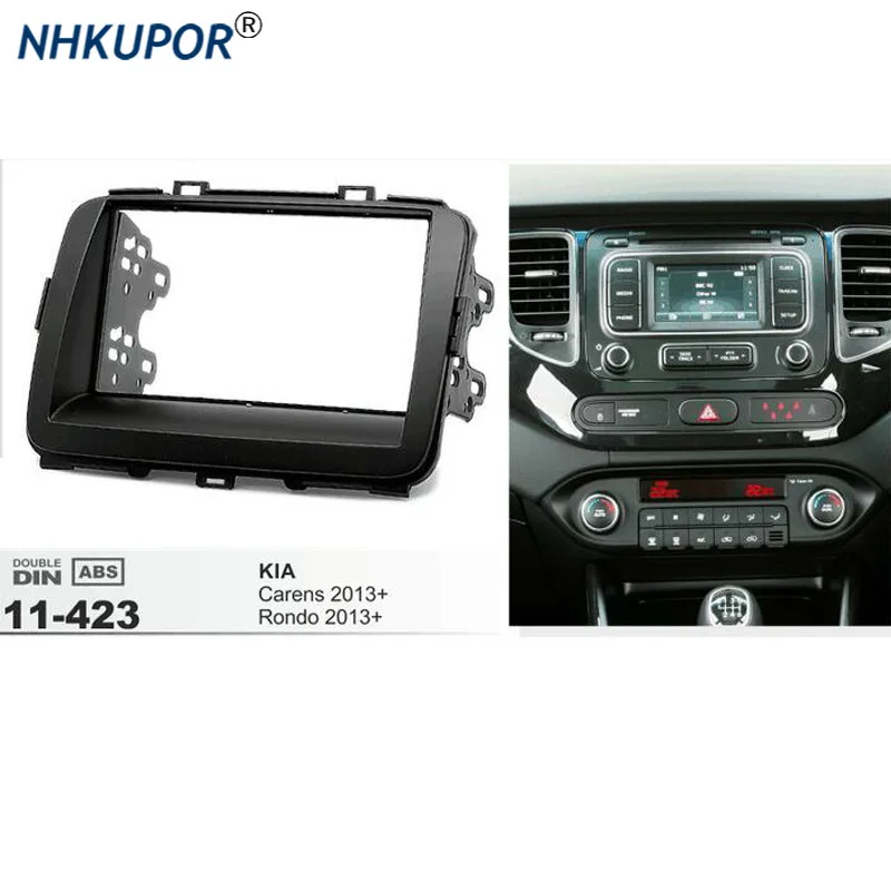 

Автомобильная радиоустановка 11-423 Fascia ДЛЯ KIA Carens / Rondo 2013 +, автомобильная стереосистема, рамка для установки CD, лицевая панель