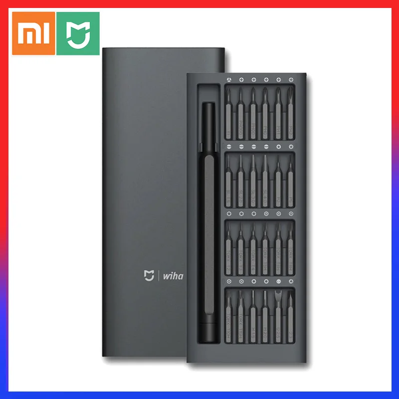 Оригинальный комплект отверток 24 в 1 Xiaomi Mijia Wiha 60HRC магнитные биты Home Kit ремонтные