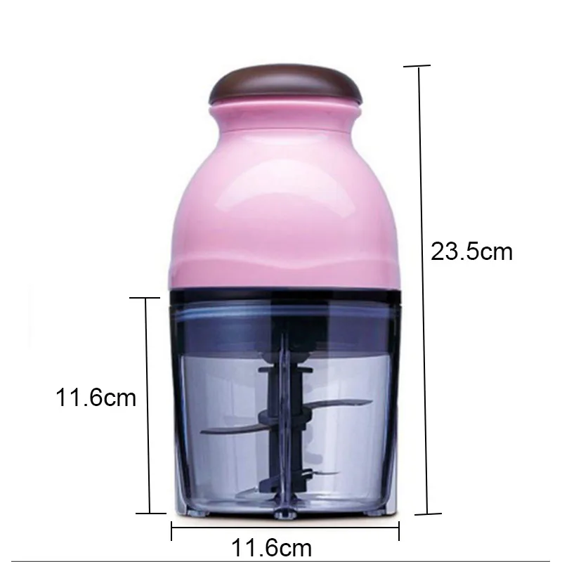 

220V/240V EU Plug Mini Electric Meat Grinder Meat Vegetable Fruit Mixer Blender Chopper Juicer Multifunctional Food Processor