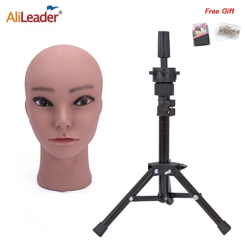 

Mini Wig Stand Tripod 60Cm Stand Tripod For Canvas Block Head Adjustable Mannequin Tripod Stand For Wig Head Gift Wig Cap,T-Pins