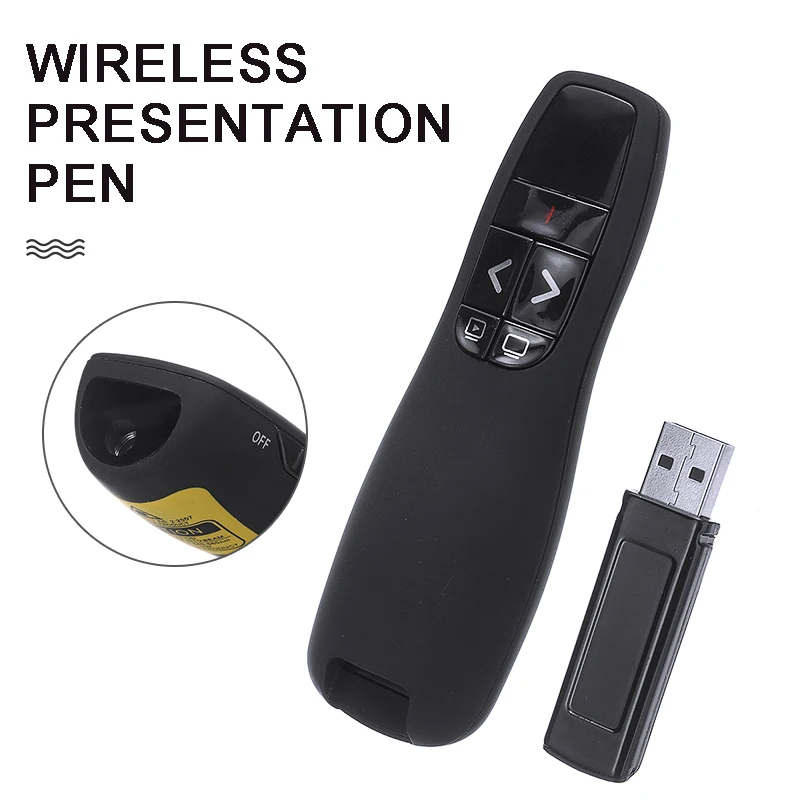 Mayitr 1 шт. 2 4 ГГц Беспроводная USB красная лазерная ручка Высокое качество пульт