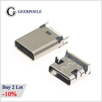 usb 3 1 type c 24p 30v 2a micro connector female port jack tail plug socket diy electronic tipo c electric terminals