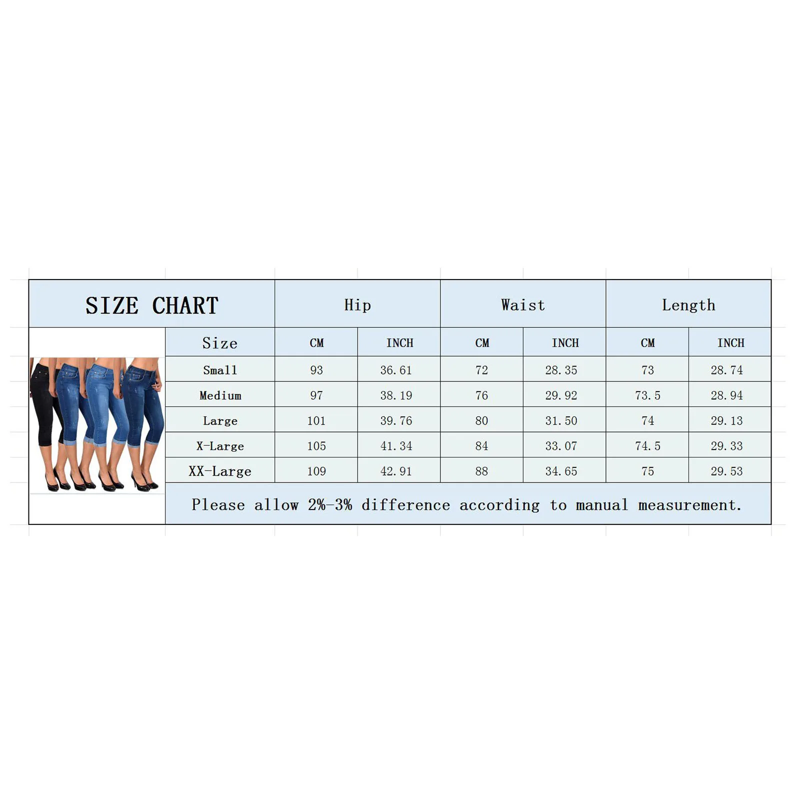 

Women's Denim Shorts Streetwear High Waist Solid Flanging Jeans Button Tight Pencil Calf-length Pants Jeans Woman High Waist