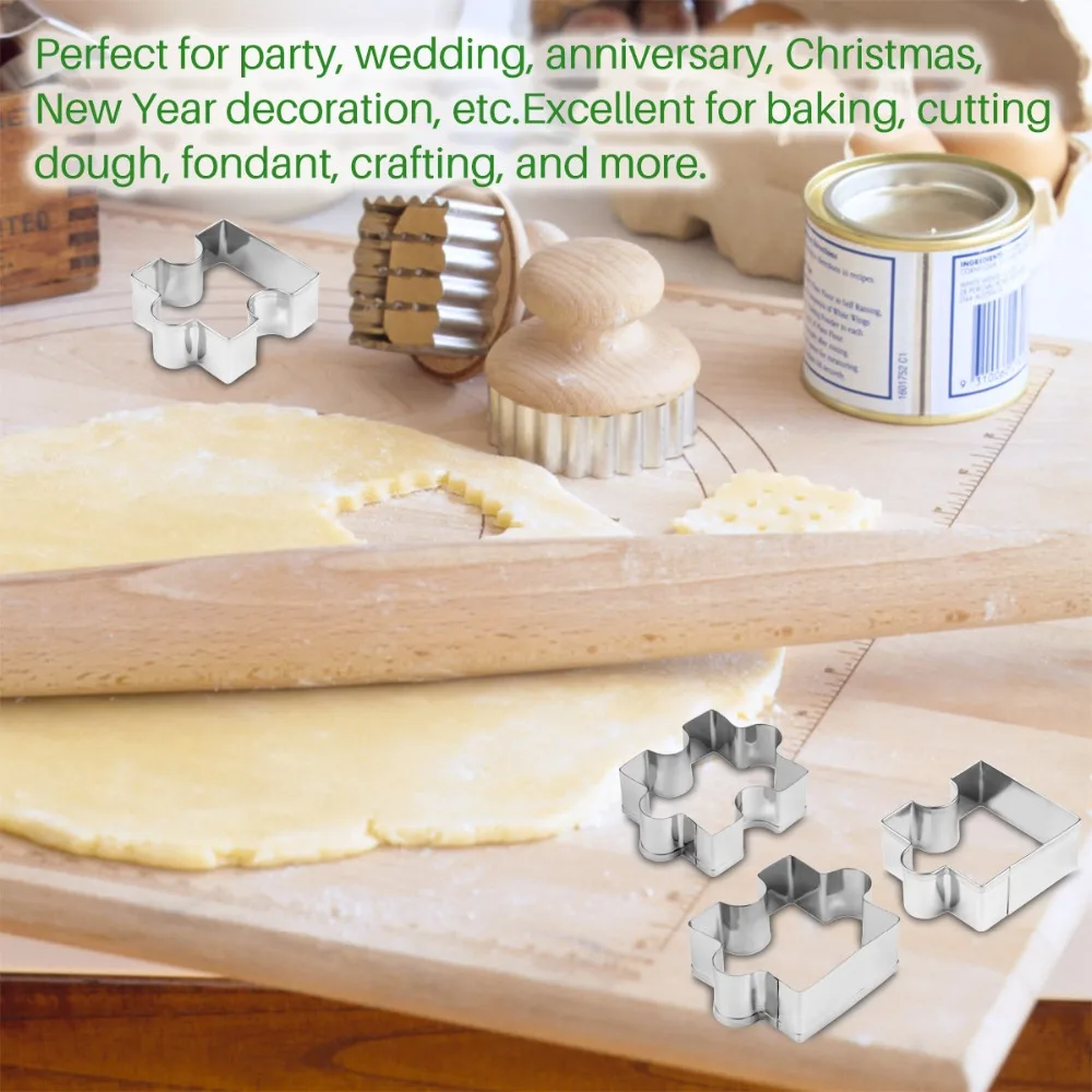 4 шт./компл. форма для печенья из нержавеющей стали резак нарезки рама сделай сам